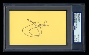 JIM FURYK SIGNED INDEX CARD MINT PSA/DNA AUTOGRAPHED 2003 US OPEN CHAMPION - Picture 1 of 1