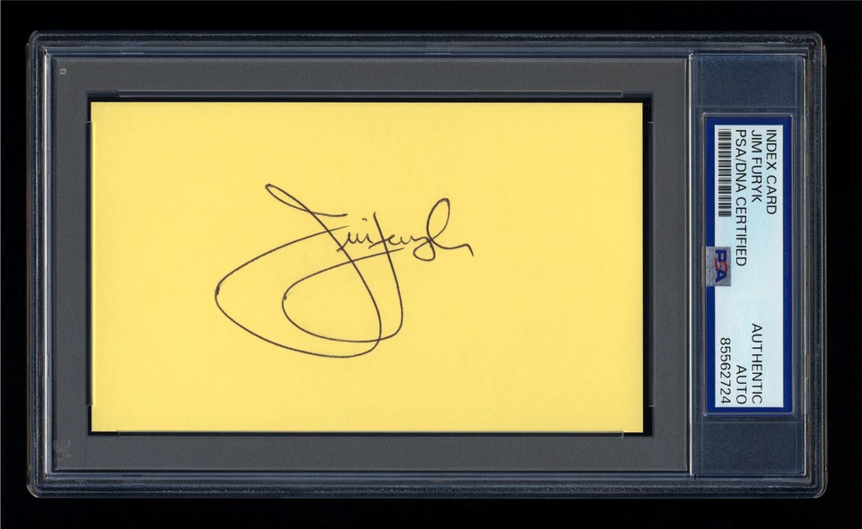 JIM FURYK SIGNED INDEX CARD MINT PSA/DNA AUTOGRAPHED 2003 US OPEN CHAMPION - Image 1 of 1