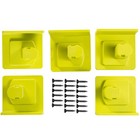 5Pcs Battery Tool Holder Mount Wall Mount Bracket Screw Kit For Ryobi One+ 18V