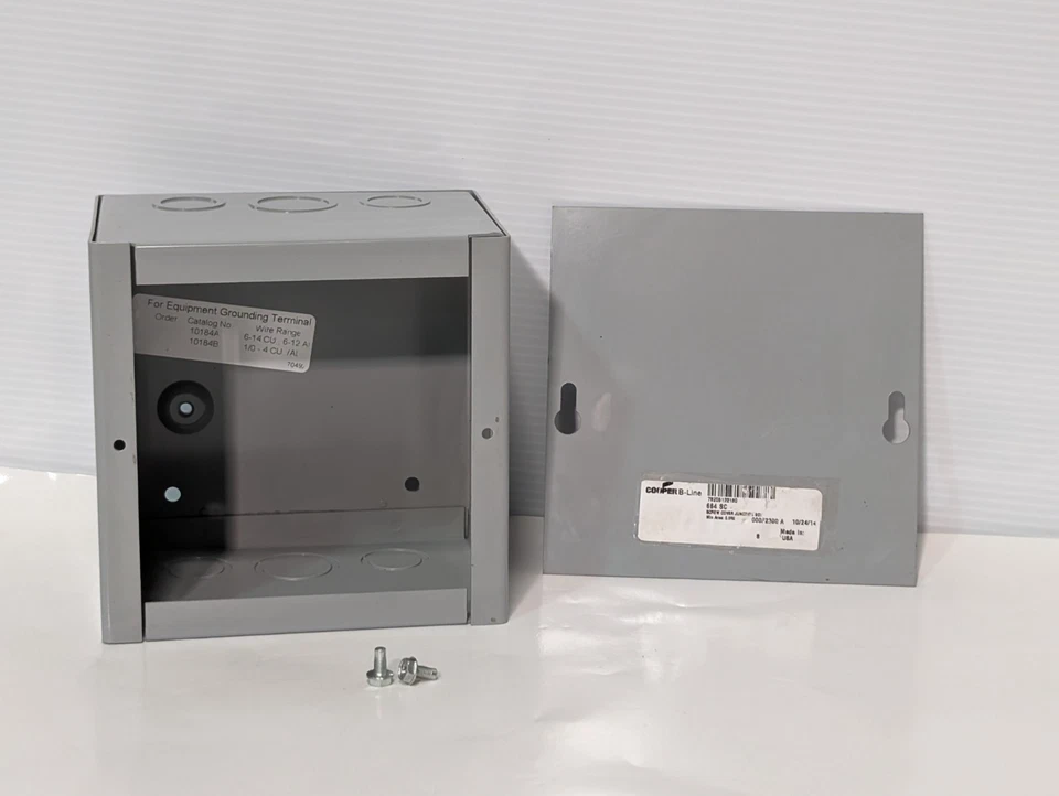 Cooper B-Line J & P Box 312J Series C Type 1 Screw Cover Junction Box Enclosure - Image 1 of 4