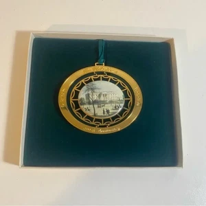 Ornamento natalizio ufficiale Casa Bianca 1992 200° anniversario della Casa Bianca - Foto 1 di 5