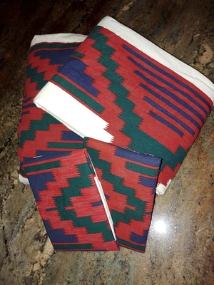 Juego de sábanas de algodón vintage azteca Ralph Lauren Queen Tahoe 11" pkts 4 piezas Foto 1 de 4