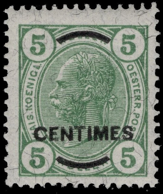 OFICINAS AUSTRIACAS en CRETA 12 - Emperador Francisco José "1907 Amarillo Verde" (pc44879) Foto 1 de 1