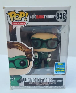 NUEVO Funko Pop! Figura de vinilo Leonard Hofstadter como la linterna verde # 836 nueva en caja - Imagen 1 de 6
