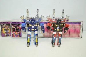 TRANSFORMERS Vintage G1 Decepticon Cassettes FRENZY & RUMBLE 100% Complete  - Picture 1 of 7