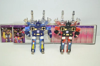 TRANSFORMERS Vintage G1 Decepticon Cassettes FRENZY & RUMBLE 100% Complete  - Image 1 of 4