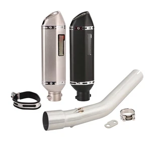 For Yamaha Tenere 700 2019-2025 Exhaust Tips 51mm Muffler Silencer Pipe Slip On - Picture 1 of 12