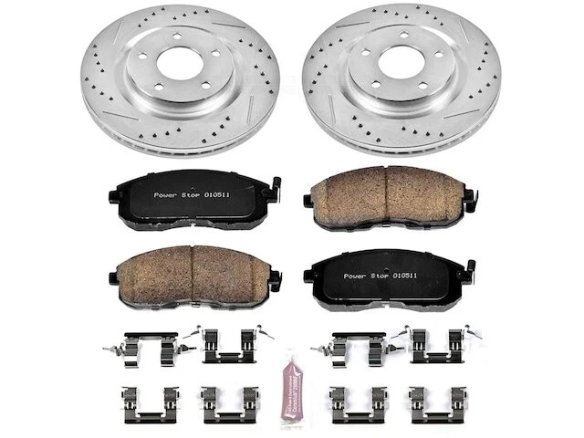 Kit de pastillas de freno delanteras y rotor para Nissan Sentra DM564XV 2017-2018 Foto 1 de 1