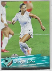 2021 Parkside NWSL Premier #2 Jordyn Listro RC Kansas City Team Canada - Picture 1 of 1