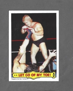 Greg "The Hammer" Valentine and Tito Santana 1985 Topps Wrestling #22 - Picture 1 of 2