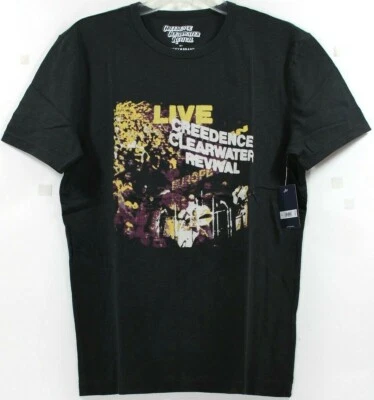 Lucky Brand CCR Creedence Clearwater Revival Live in Europe Album T-Shirt Tee - Image 1 of 3