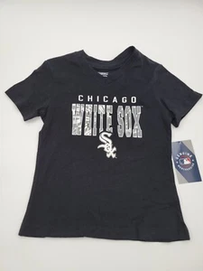 Girls Chicago White Sox Shirt Black Size S 6/6X NWT 04-1299-24 - Picture 1 of 3