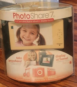 Photo Share 7xs ~ 6.2" Portable Digital Album + Display Frame ~ New In Box - Picture 1 of 2