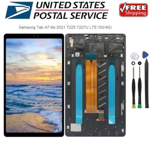 For Samsung Tab A7 Lite 2021 T225 T227U 3G/4G LCD Touch Screen Digitizer +Frame - Picture 1 of 7