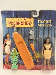 Vintage 1995 Mattel Disney’s Pocahontas with Canoe Action Figure NIB - Picture 1 of 8