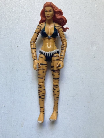 Marvel Legends Walmart Exclusive Nemesis BAF Build A Figure Series Tigra 6" Cover