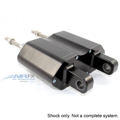 Amortiguador de suspensión neumática trasera AirFX negro Harley Softail TC 00-17 Foto 1 de 3