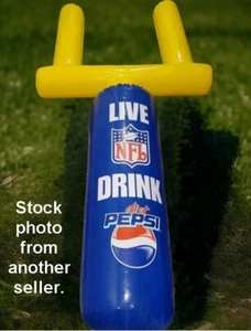 Poste de portería de campo inflable Pepsi de la dieta de la NFL, 7 pies de alto ~ NUNCA ABIERTO, NUEVO EN STOCK - Imagen 1 de 3