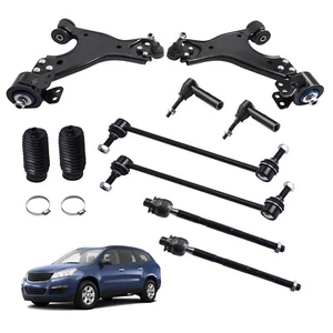 12x Front Suspension Lower Control Arms Sway Bar Tierod for 2007-2015 GMC Acadia - Picture 1 of 12