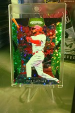 2019 Panini Prizm #170 Jose Martinez Lime Green Donut Circles Prizm /199 Cubs