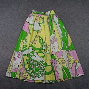 Gonna SWF donna XSmall bianca floreale arte linea A festival degustazione vino estate vintage - Foto 1 di 14