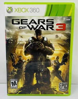No Manual (Tested) Gears of War 3 - Microsoft Xbox 360 - Image 1 of 4