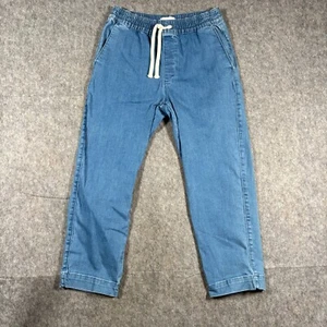 Free Assembly Women's Jeans Size Small Drawstring Elastic Waist Blue Soft Pants - Picture 1 of 7