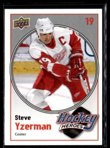 2010-11 Upper Deck Hockey Heroes Steve Yzerman 2 Steve Yzerman Detroit Red Wings - Picture 1 of 2