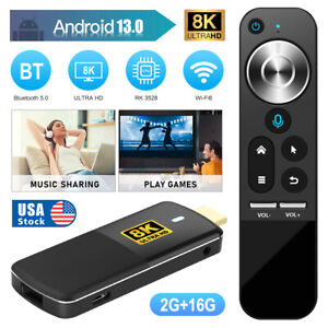 H96 MAX M3 Mini TV Stick Android 13.0 HD 8K Smart TV Box RK3528 Media Player USA
