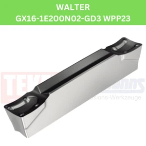 8x WALTER GX16-1E200N02-GD3 WPP23 Placas para Acero y Fundición - Imagen 1 de 1