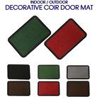 Decorative Door Mat Non-Slip Felt Rubber Back Highly Absorbent 40 x 60cm Rug