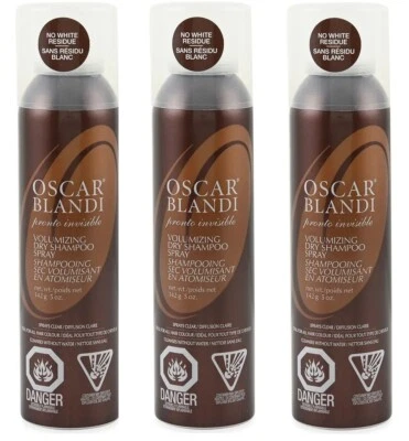 3 Oscar Blandi Pronto Invisible Volumizing Dry Shampoo Spray 5 oz. each — 第 1/3 张图片