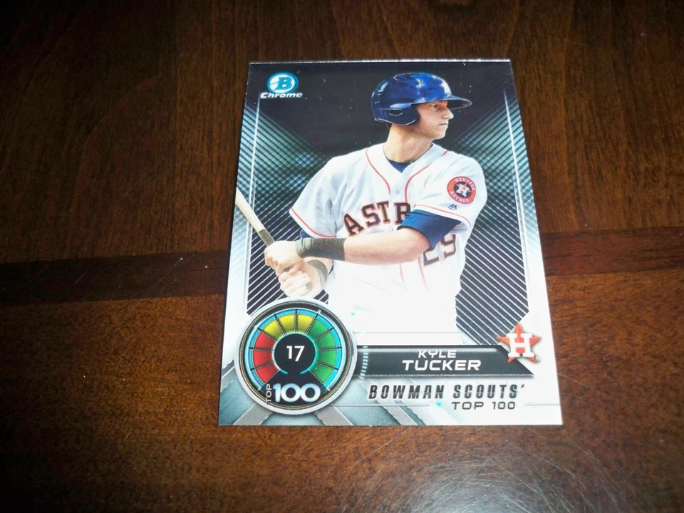 Kyle Tucker 2018 Bowman Chrome Scouts Top 100 RC #BTP-17 - Image 1 of 1