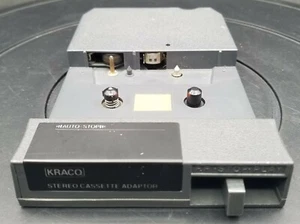 Adattatore cassetta stereo vintage KRACO per lettore nastro 8 tracce KCA-7 NON TESTATO - Foto 1 di 8