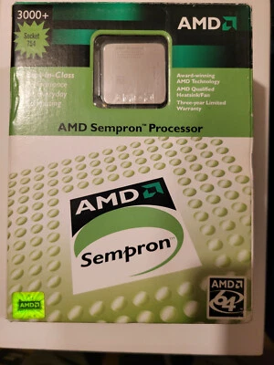 AMD Sempron 3000+ 1800MHz 128KB Cache Socket 754 64Bit CPU SDA3000AI02BX - Image 1 of 2