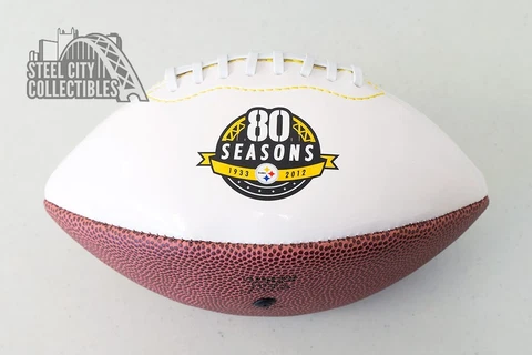 Pittsburgh Steelers NFL 80th Anniversary Collectible Mini Football Cover