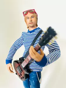 Kurt Cobain Nirvana ÚNICO Rock Único Muñeca Figura Coleccionistas Personalizados Muñeca - Imagen 1 de 14