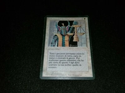 MTG 1x Revised white rare Italian FBB Balance - see description - Image 1 of 2