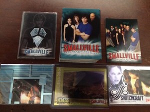 Smallville Season 4 Inkworks 90 Card Base Set + Insert & Promo Sets +Case Topper