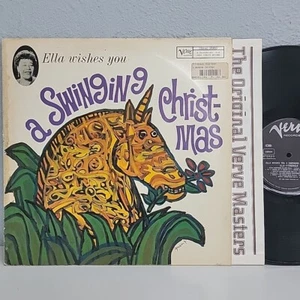 RARE Ella Fitzgerald Wishes You A Swinging Christmas LP 1960 Verve DG Stereo - Picture 1 of 7