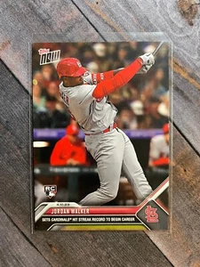 2023 Topps NOW Jordan Walker RC #95 Hit Streak St. Louis Cardinals - Picture 1 of 2