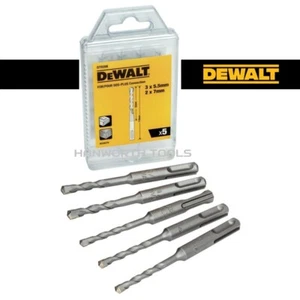 Juego de brocas DeWalt SDS+ Plus x5 brocas mampostería ladrillo piedra hormigón carburo 5,5 m - Imagen 1 de 12