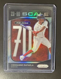Ceddanne Rafaela 2023 Prizm 20-80 Scale Prospect Card SILVER PRIZM SP #SC11 - Picture 1 of 2