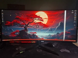 LG UltraGear Gaming Monitor 34GN850-B 34 Zoll, Curved IPS, 144 Hz, Pixelfehler - Bild 1 von 4