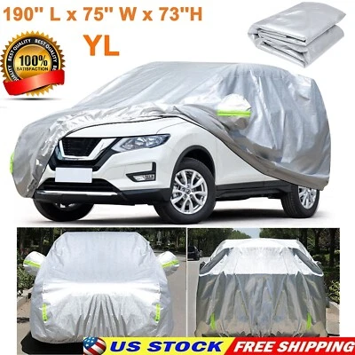 For Nissan Rogue SUV Full Car Cover Outdoor Sun Dust Rain UV Protection Car Coat Foto 1 de 4