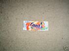 Fanta Orange plastic label for soda machine