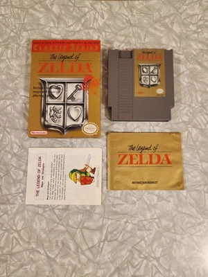 The Legend of Zelda Nintendo Game Classic Series NES With Box/ Manual CIB Tested - Image 1 of 4