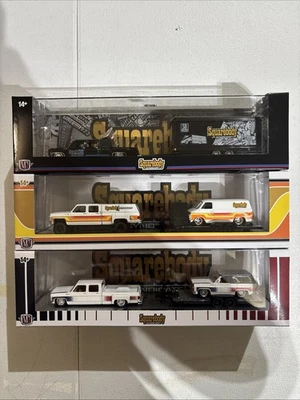 Juego de 3 camiones M2 2025 Chevy Chevrolet Squarebody Syndicate Foto 1 de 4