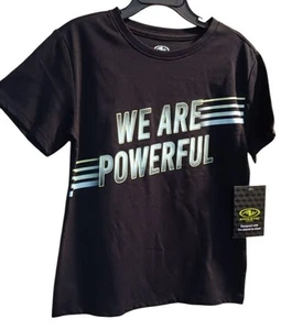 Athletic Works We Are Powerful Girls T-shirt  Size XS 4-5 - Picture 1 of 3