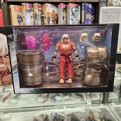 Figura de acción Ultra Street Fighter II Violent Ken 2024 SDCC exclusiva Jada Toys  Foto 1 de 4